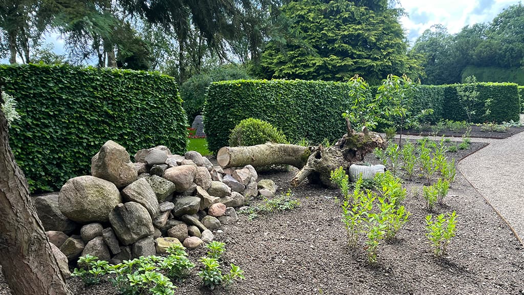 Garten, Skodborg Kirche